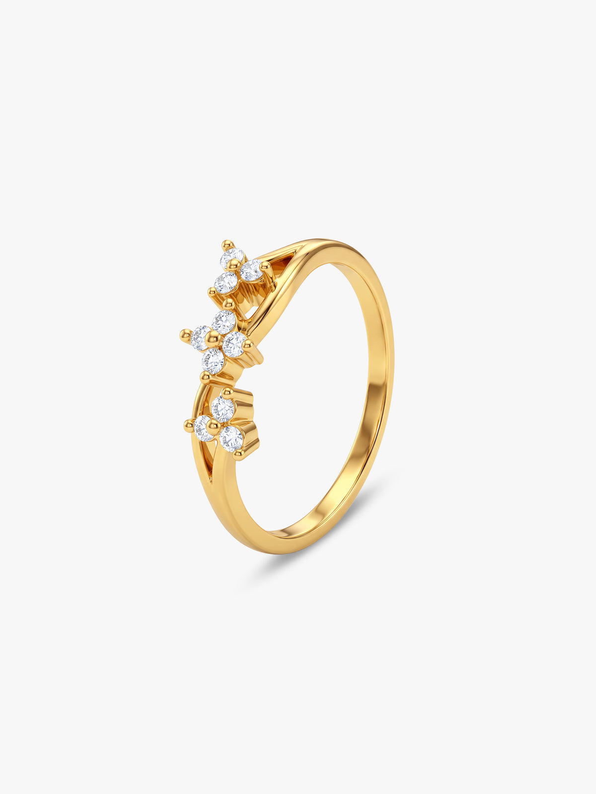 Golden Bougainvillea Ring (Size 12)
