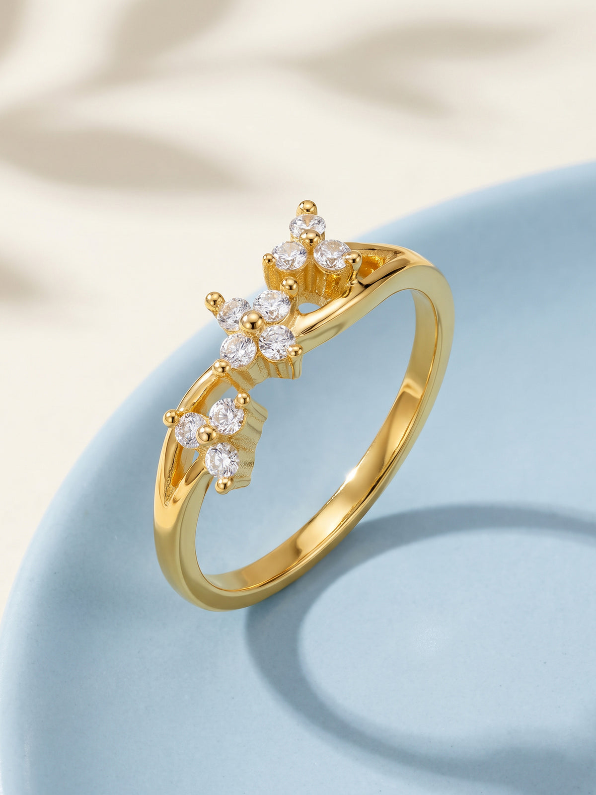 Golden Bougainvillea Ring (Size 12)