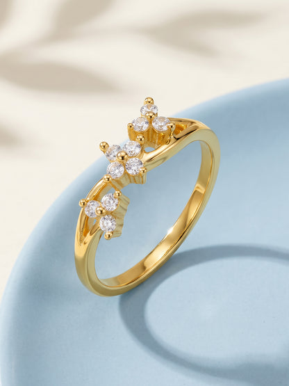 Golden Bougainvillea Ring (Size 12)
