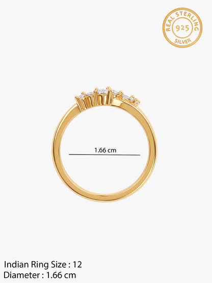 Golden Bougainvillea Ring (Size 12)