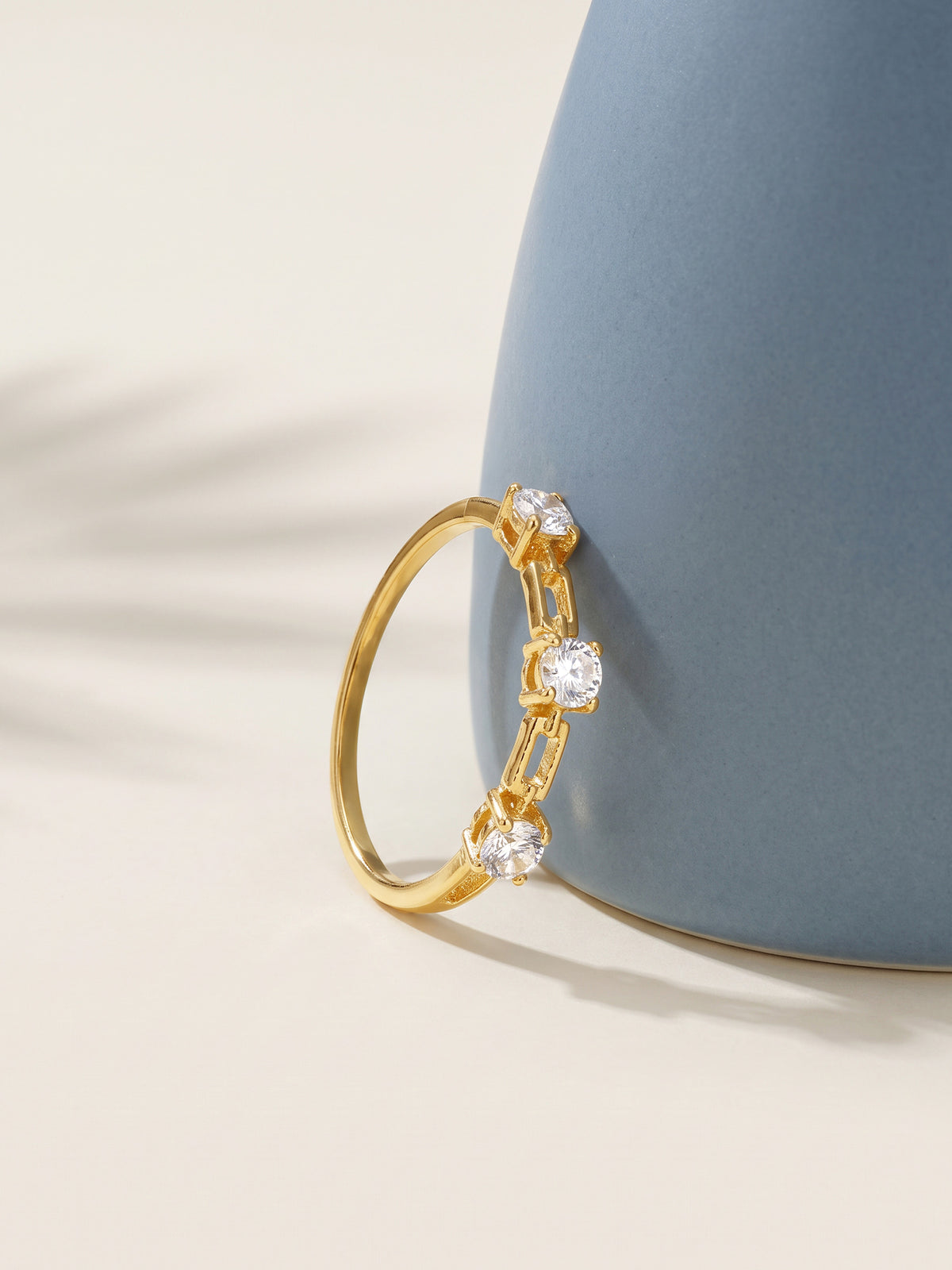 Golden Trielle Luxe Ring (Size 12)