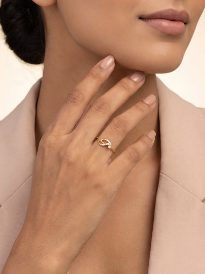 Golden Zivisha Ring (Size 12)