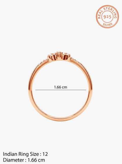 Rose Gold Isaline Ring (Size 12)