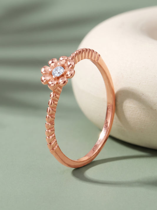Rose Gold Irene Ring (Size 12)