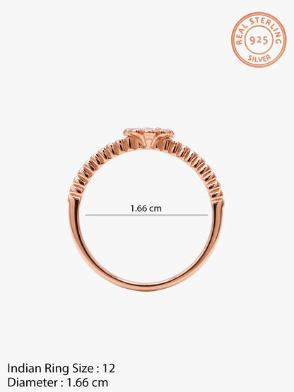 Rose Gold Irene Ring (Size 12)