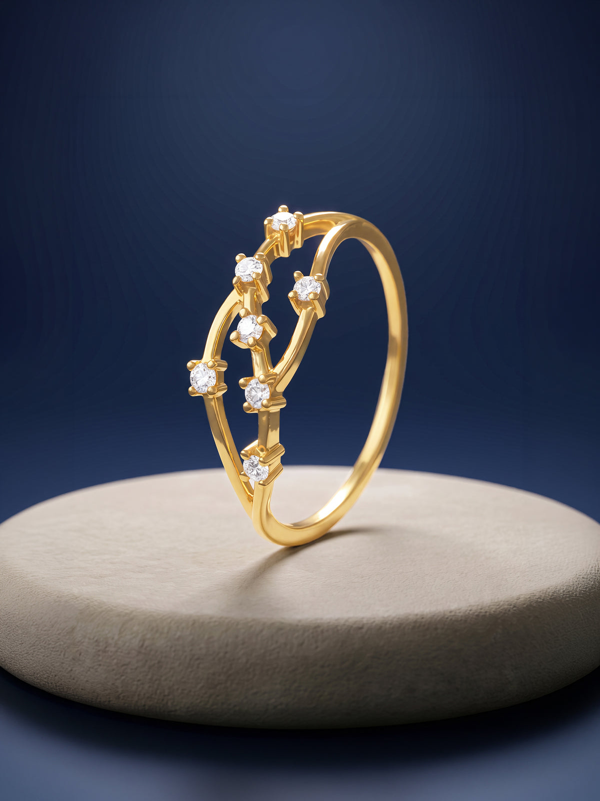 Golden Callista Ring (Size 12)