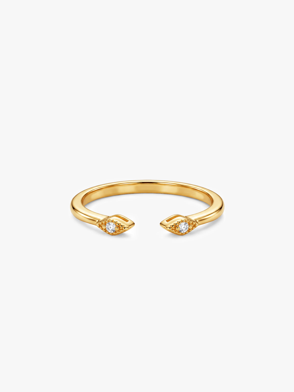 Golden Diamante Ring (Size 16)
