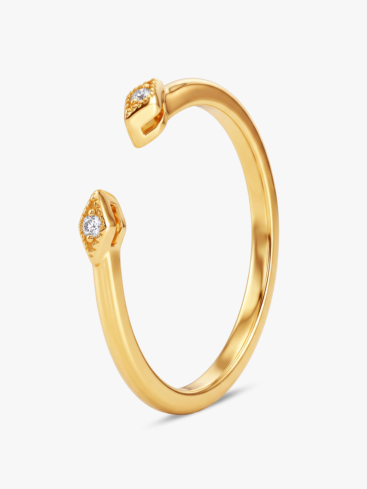 Golden Diamante Ring (Size 16)