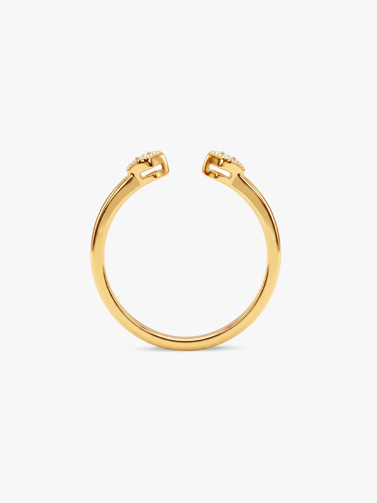 Golden Diamante Ring (Size 16)