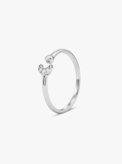Silver Astreluna Ring (Size 12)