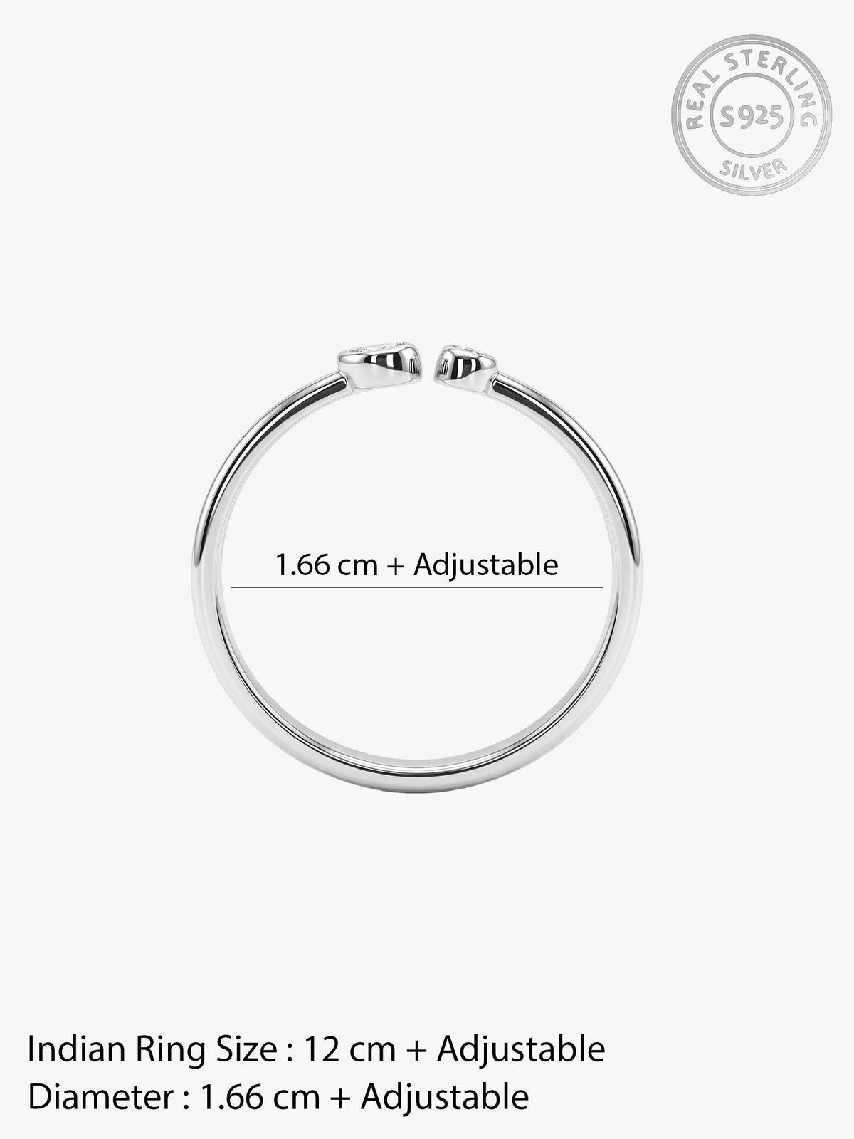 Silver Astreluna Ring (Size 12)