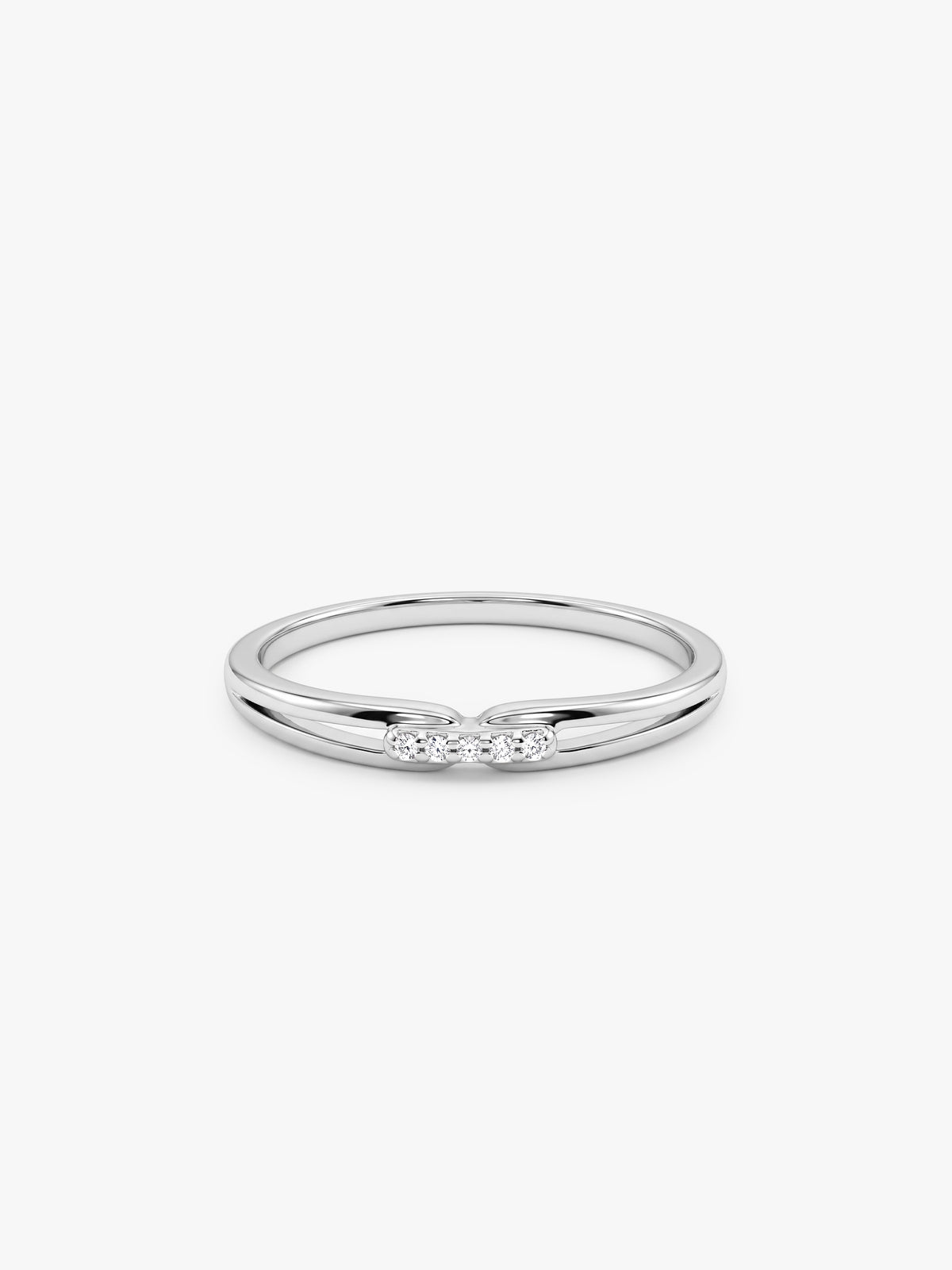 Silver Caelum Contour Ring (Size 12)