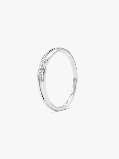 Silver Caelum Contour Ring (Size 12)