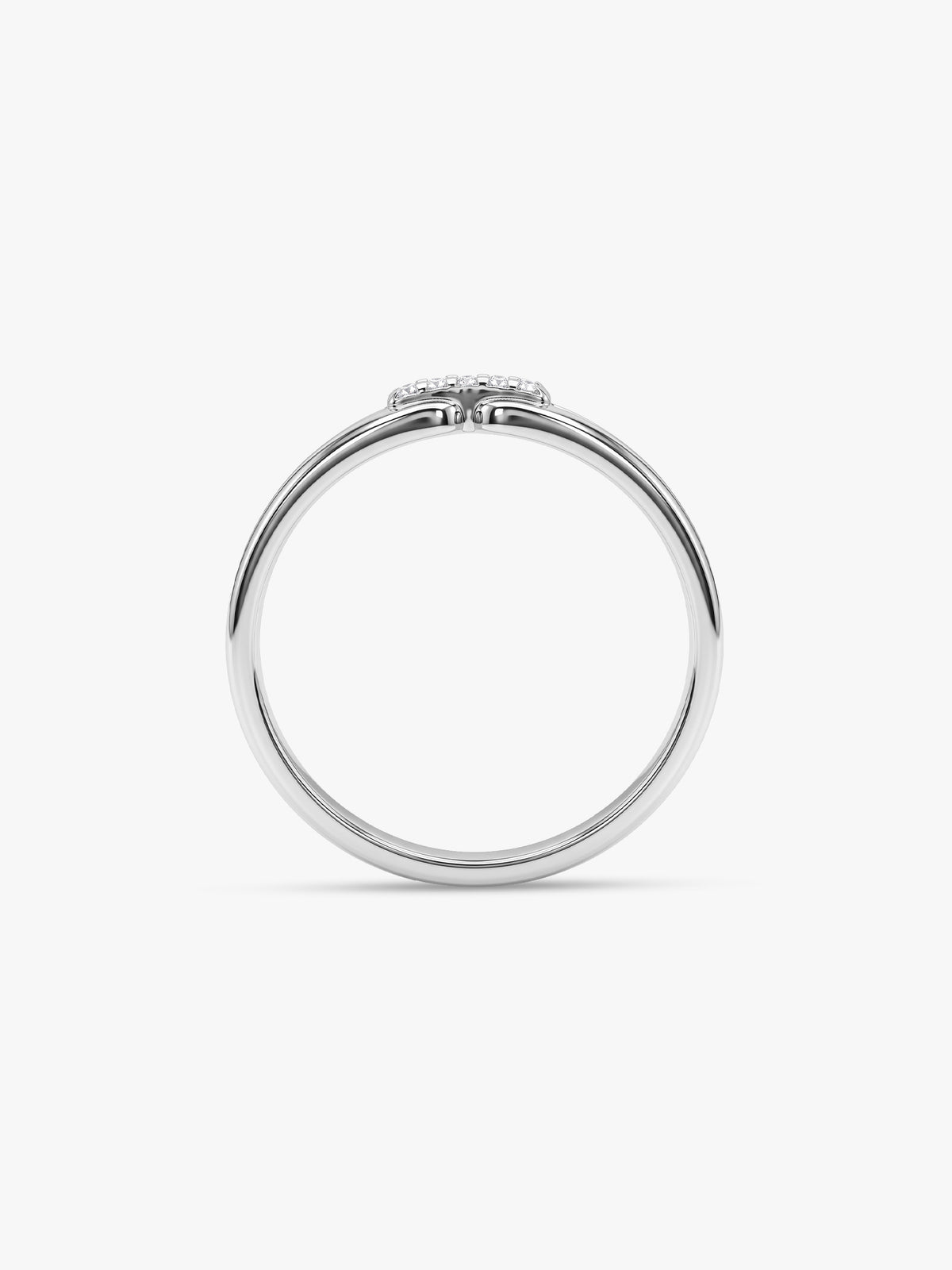 Silver Caelum Contour Ring (Size 12)