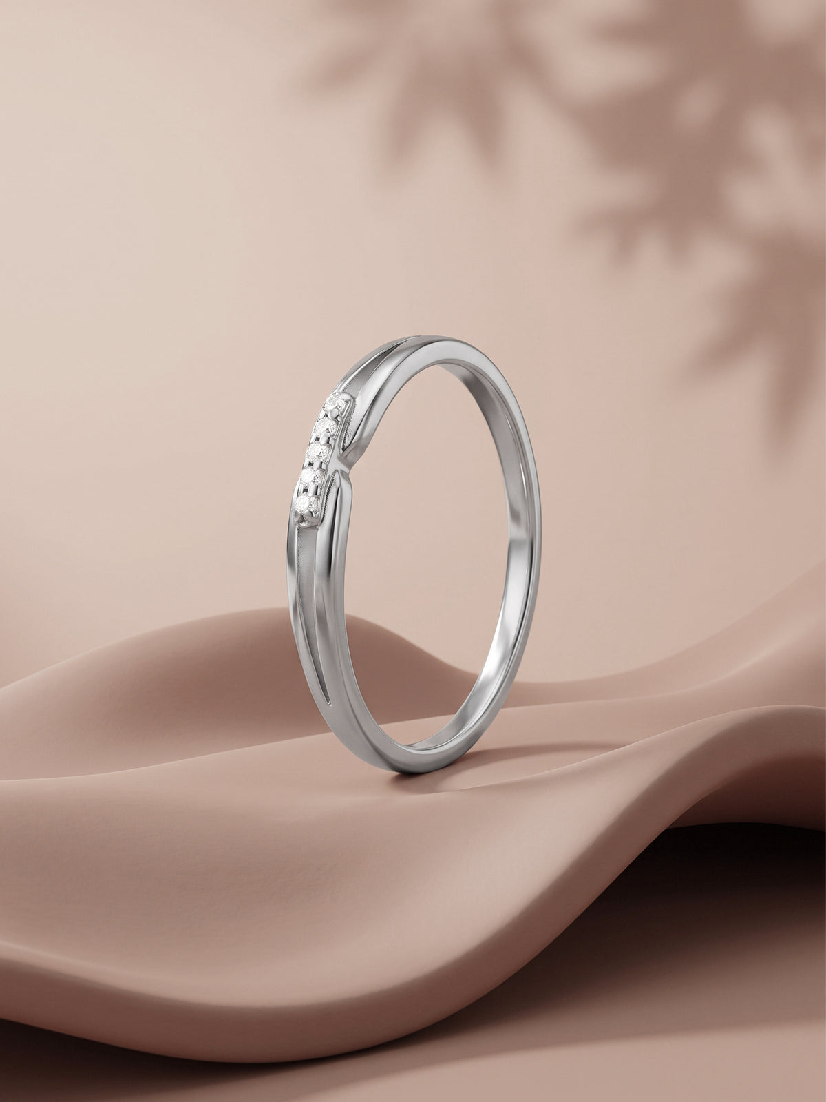 Silver Caelum Contour Ring (Size 12)