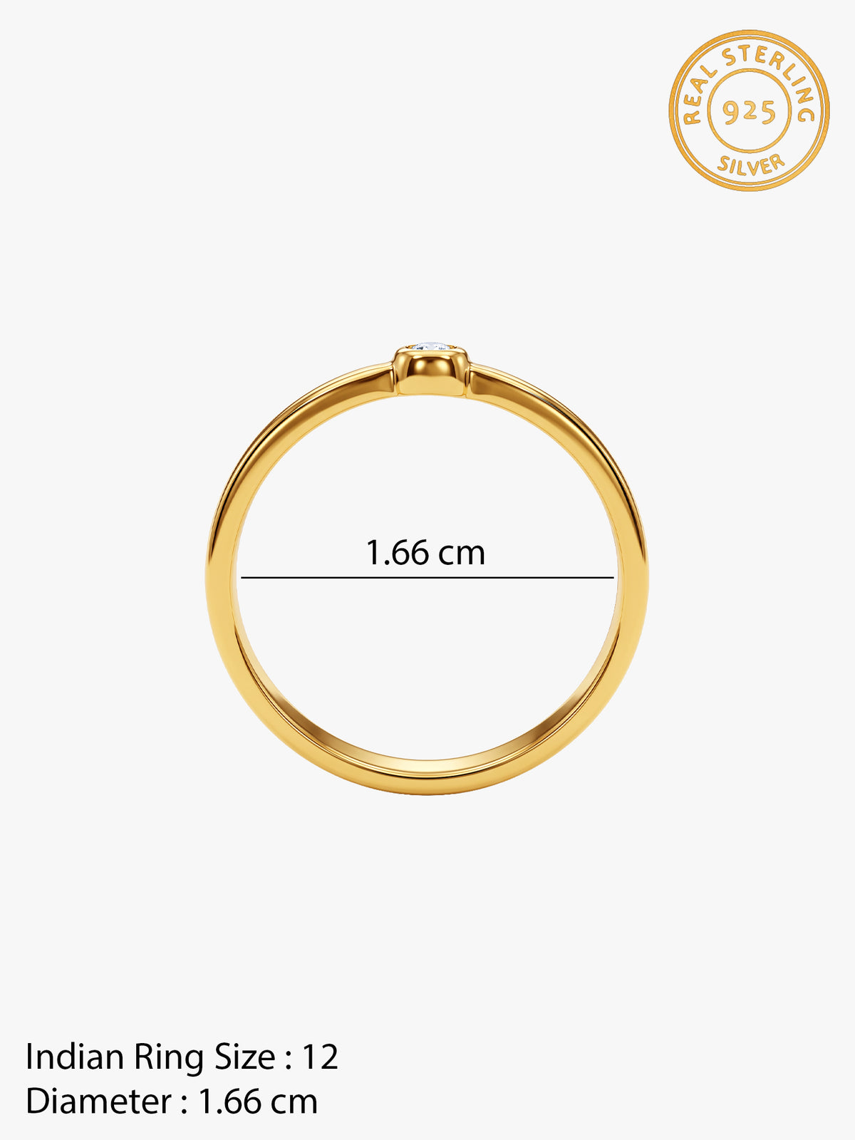 Golden Amelisse Ring (Size 12)