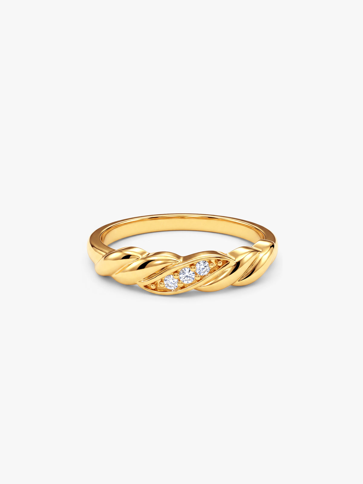 Golden Twistelle Ring (Size 12)