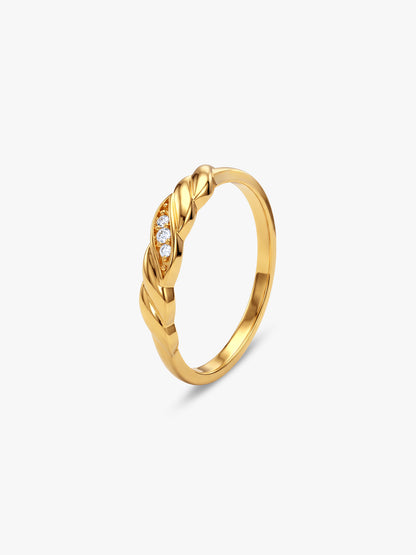 Golden Twistelle Ring (Size 12)