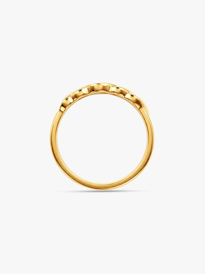 Golden Twistelle Ring (Size 12)