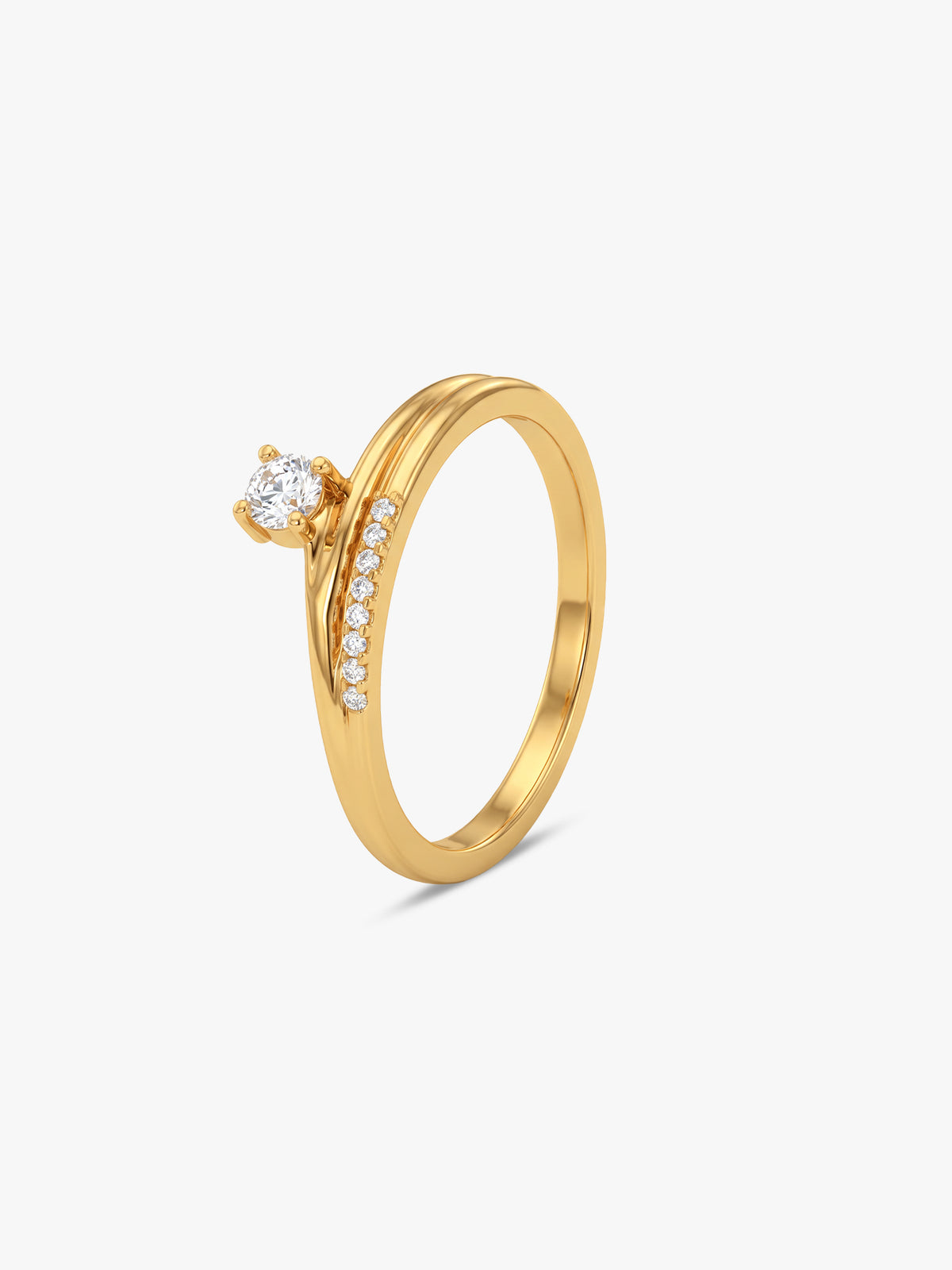 Golden Iridescent Promise Band (Size 12)