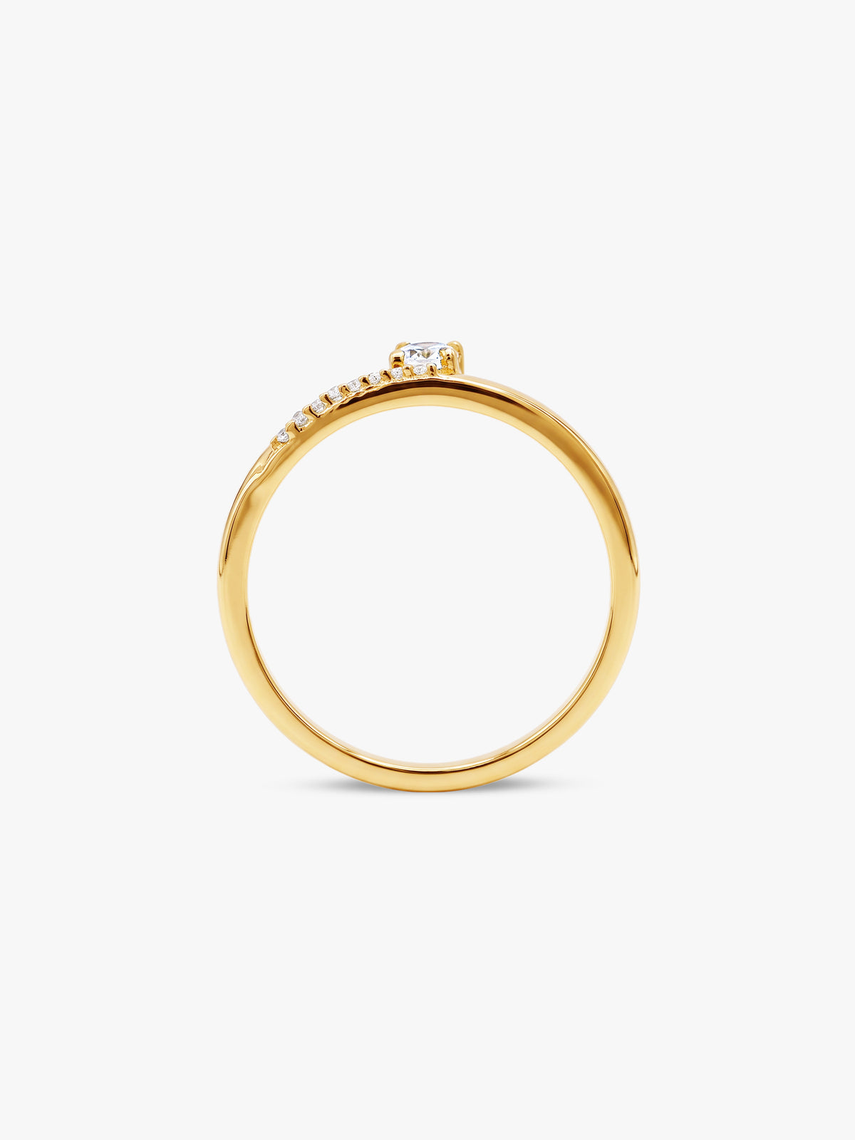 Golden Iridescent Promise Band (Size 12)