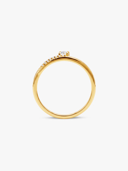 Golden Iridescent Promise Band (Size 12)