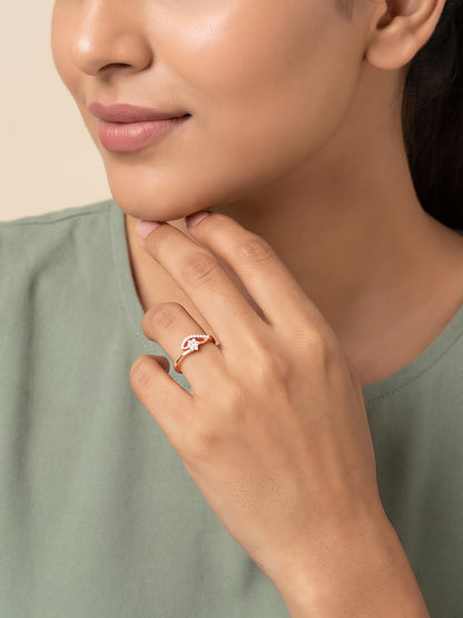 Rose Gold Starielle Ring (Size 11)