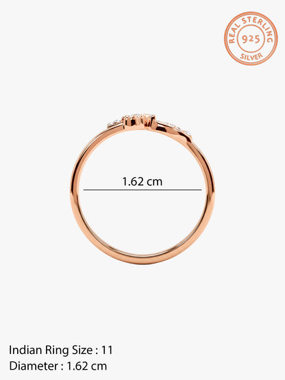 Rose Gold Starielle Ring (Size 11)