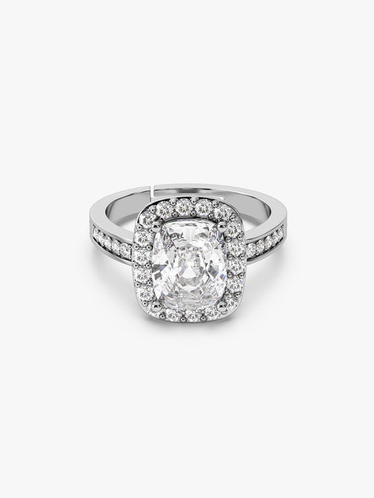 Silver Classic Solitaire Ring