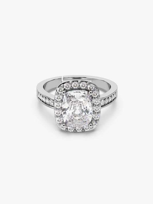 Silver Classic Solitaire Ring