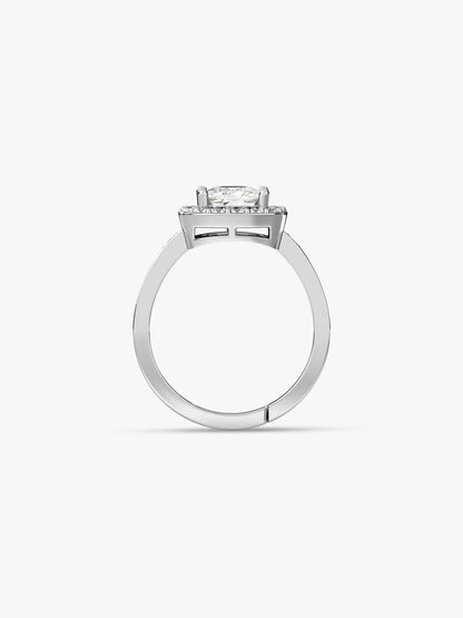 Silver Classic Solitaire Ring