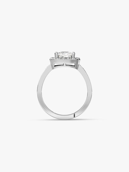 Silver Classic Solitaire Ring