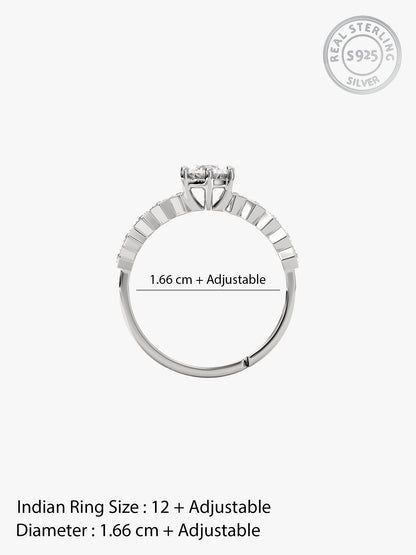 Silver Charm Ring