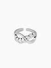 Silver Love in Circles Necklace
