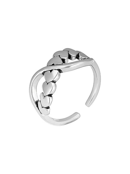 Silver Infinite Love Ring