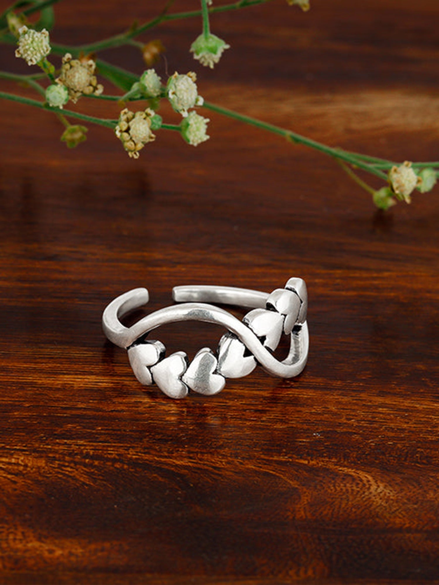 Silver Infinite Love Ring