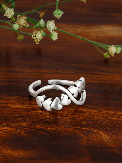 Silver Infinite Love Ring