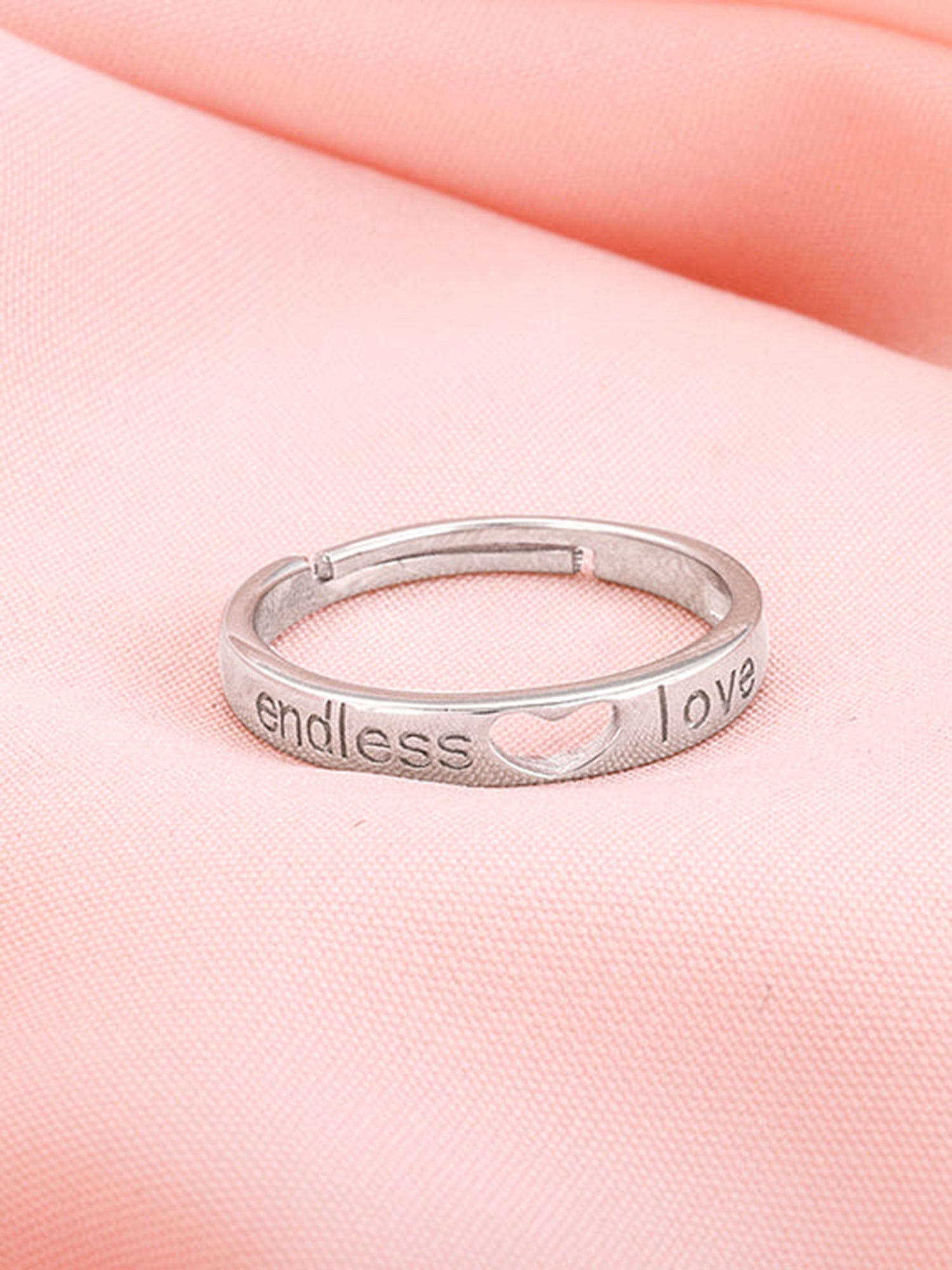Silver Endless Love Ring