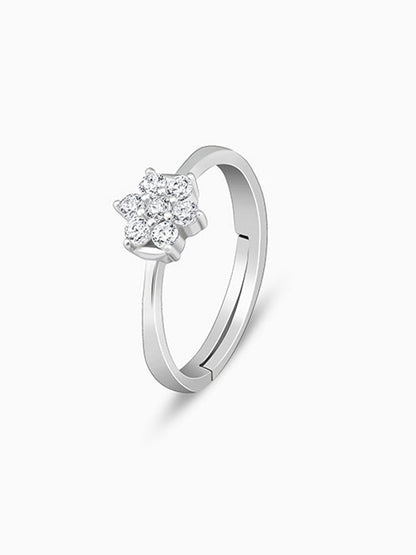 Simple Zircon Stone Ring
