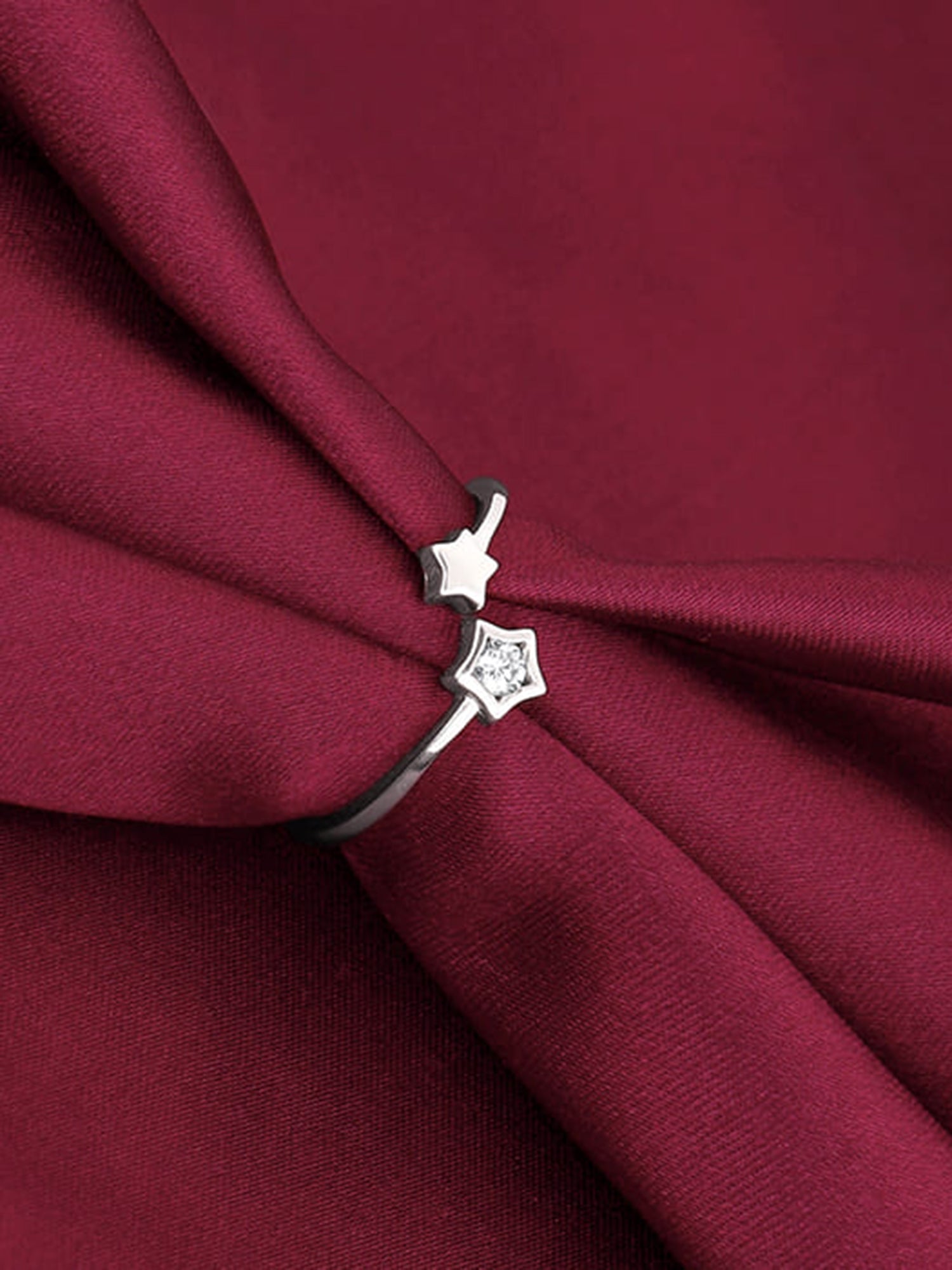 Silver Starlit Shine Ring