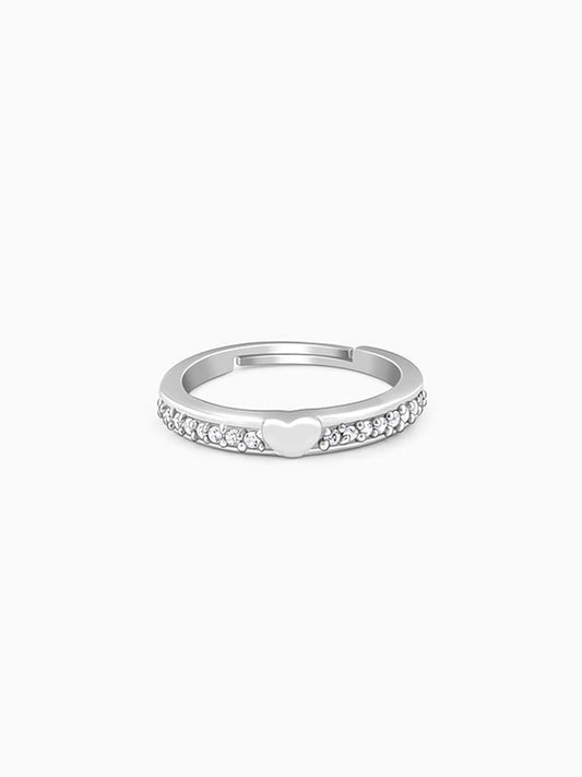 Silver Deeply in Love Ring