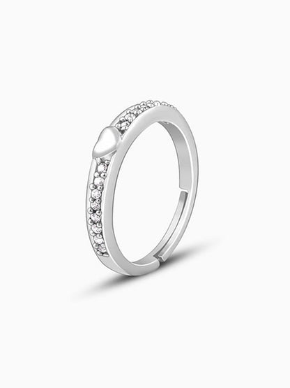 Silver Deeply in Love Ring