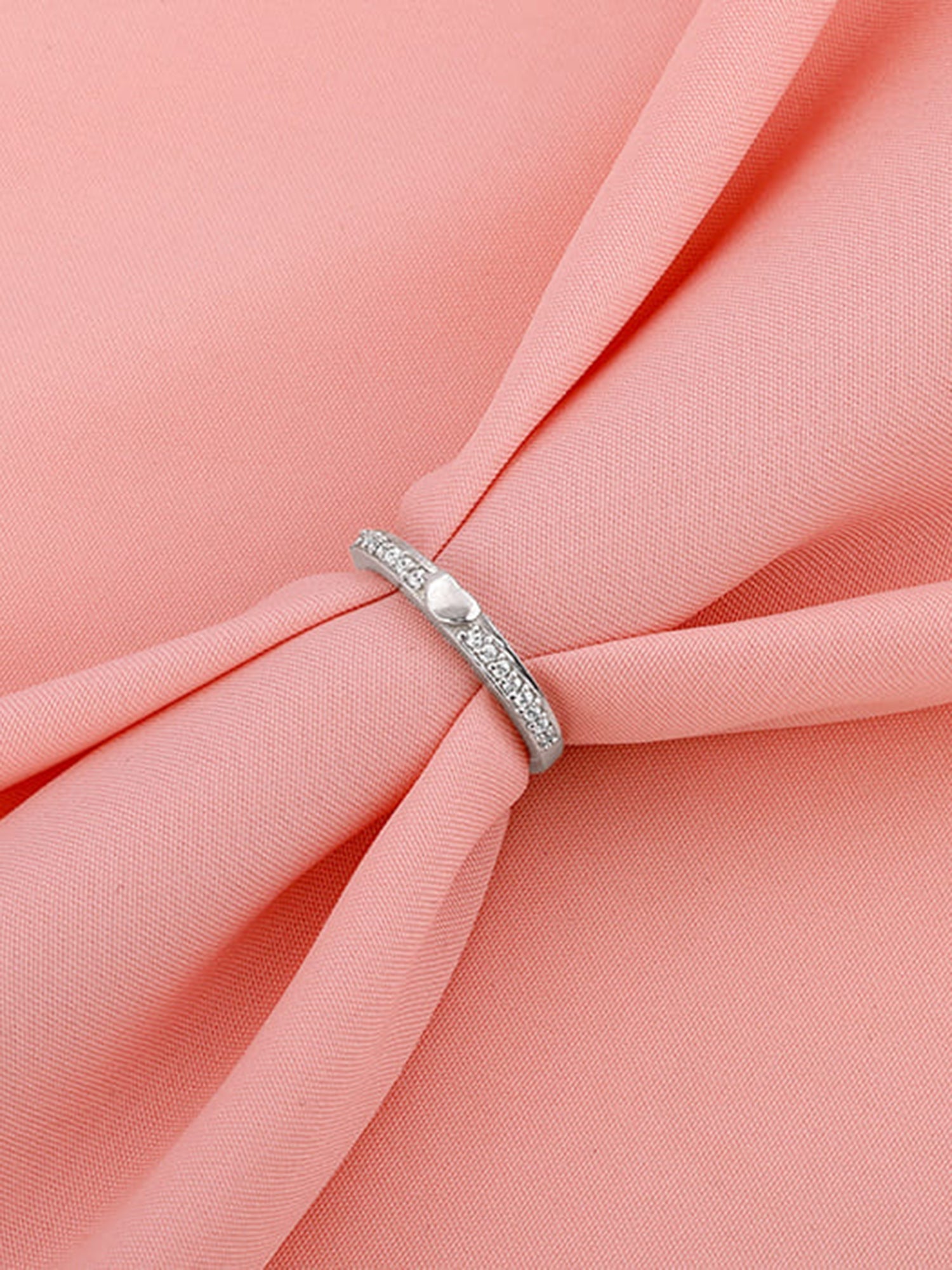 Silver Deeply in Love Ring