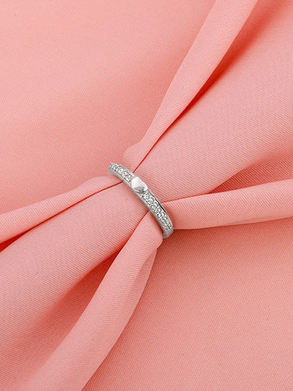 Silver Deeply in Love Ring