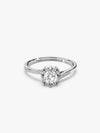 Kriti Sanon Silver Zircon Twist Ring