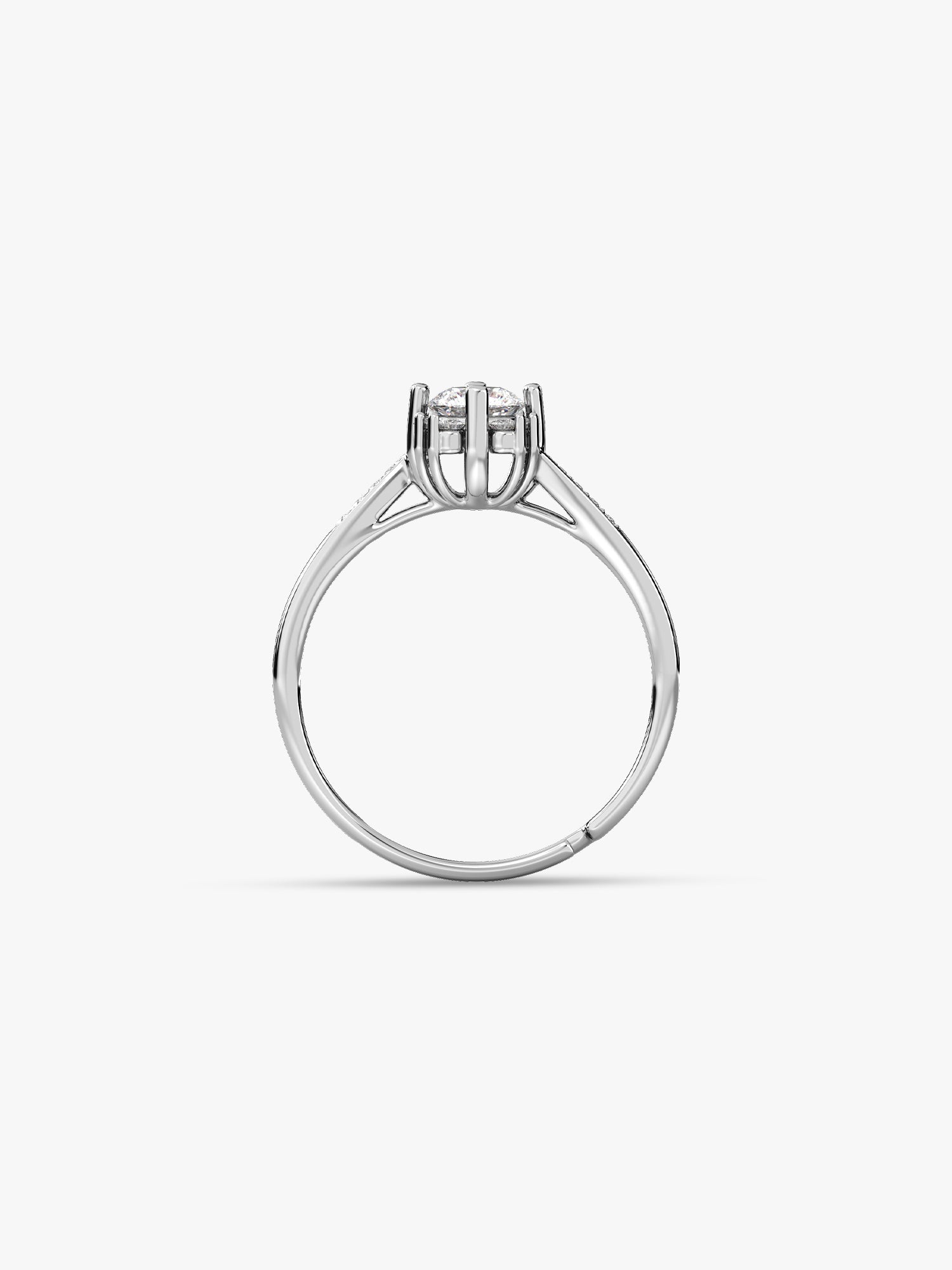 Kriti Sanon Silver Zircon Twist Ring