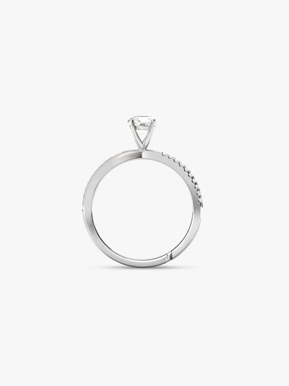 Kriti Sanon Silver Zircon Layered Ring