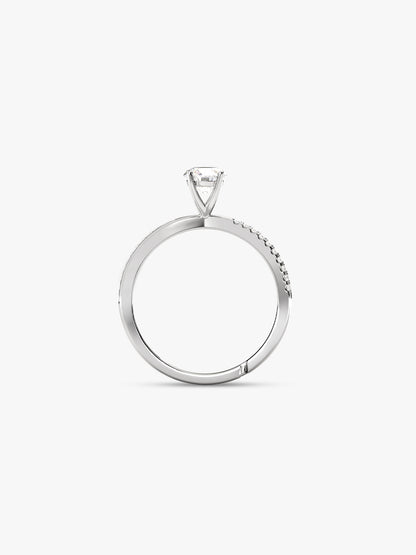 Kriti Sanon Silver Zircon Layered Ring