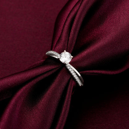 Kriti Sanon Silver Zircon Layered Ring