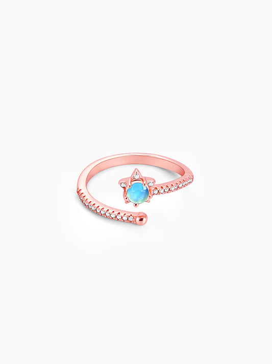 Rose Gold Aquatic Ring